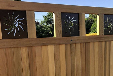 Steel Gate Decorative Window Inserts