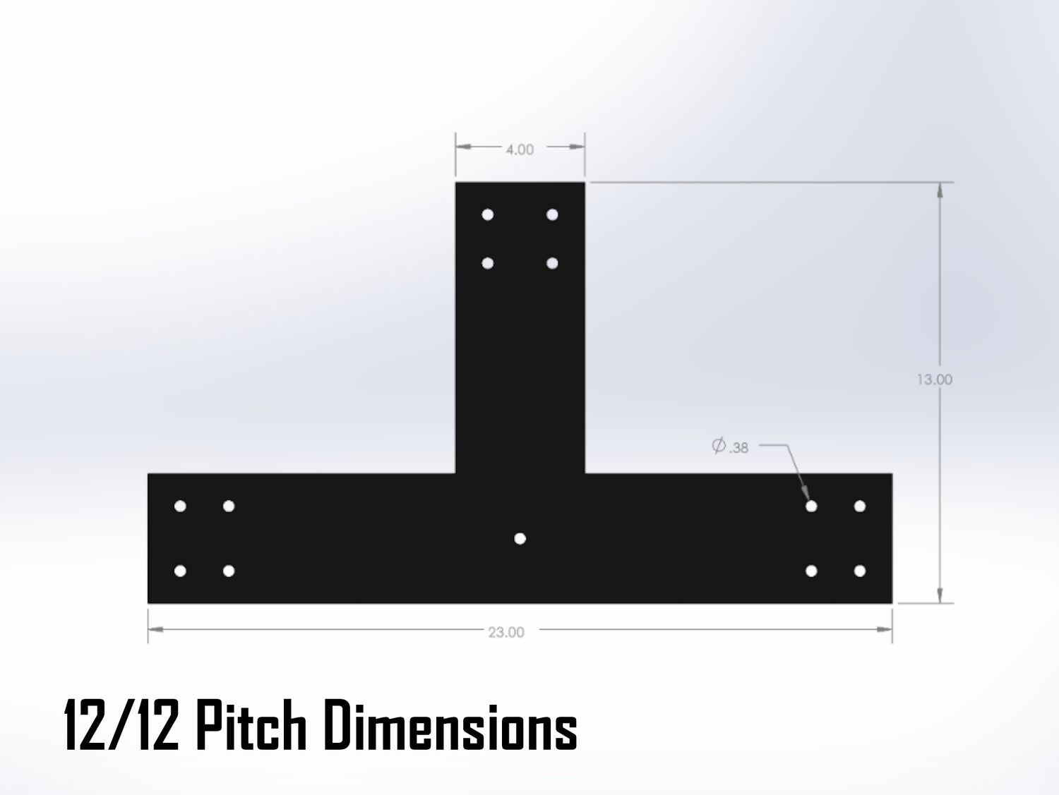 Web Truss Industrial Brackets, For 6 Inch Lumber - Madison Iron and Wood