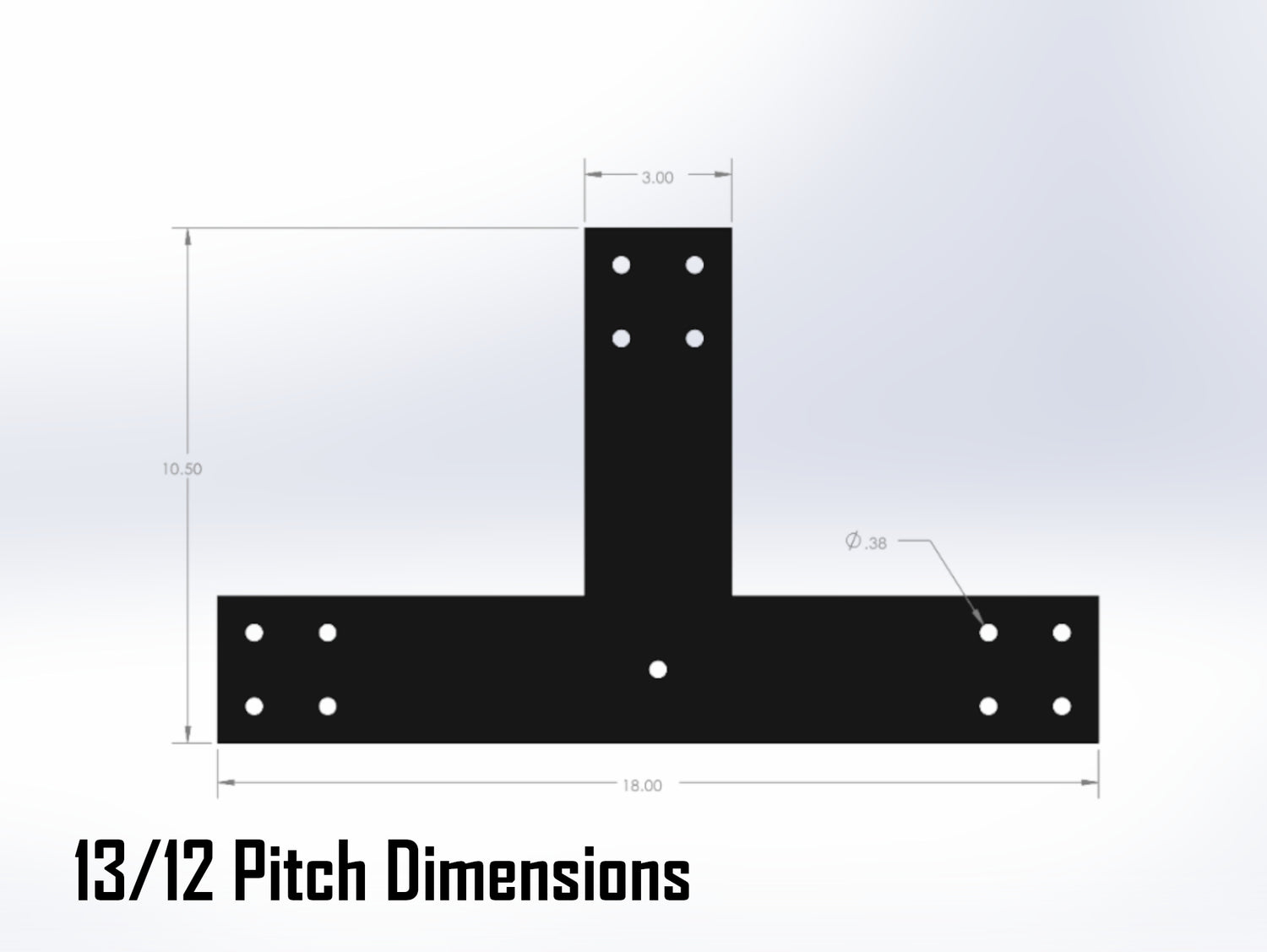 King Truss Industrial Bracket Set, For 4 Inch Lumber - Madison Iron and Wood