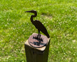 Blue Heron Post Top For Round Wood Posts - Madison Iron and Wood