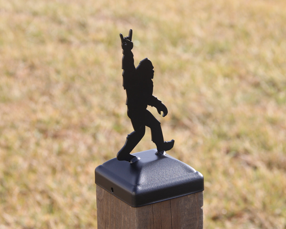 6x6 Bigfoot Rock and Roll Post Cap (5.5 x 5.5 Post Size) - Madison Iron and Wood