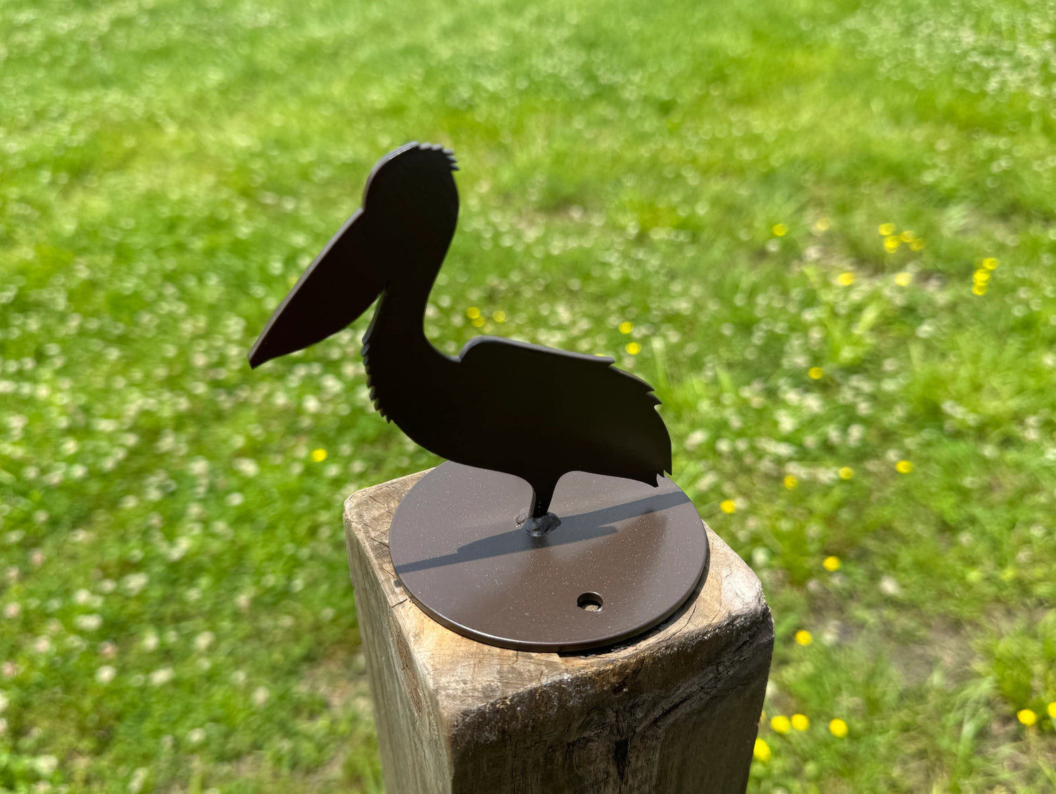 Pelican Post Top For Round Wood Posts - Madison Iron and Wood