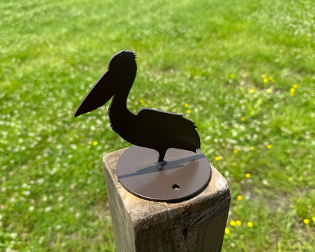 Pelican Post Top For Round Wood Posts - Madison Iron and Wood