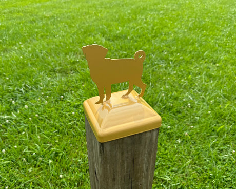 6X6 Pug Post Cap (5.5 x 5.5 Post Size) - Madison Iron and Wood