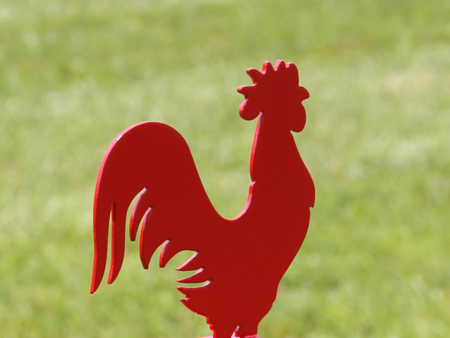 Rooster Post Top For Round Wood Posts - Madison Iron and Wood