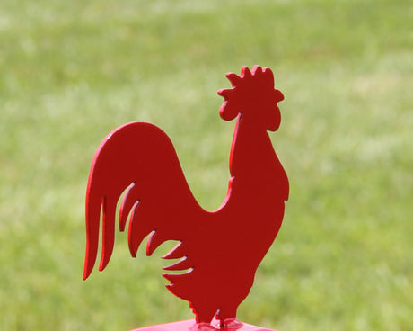 Rooster Post Top For Round Wood Posts - Madison Iron and Wood