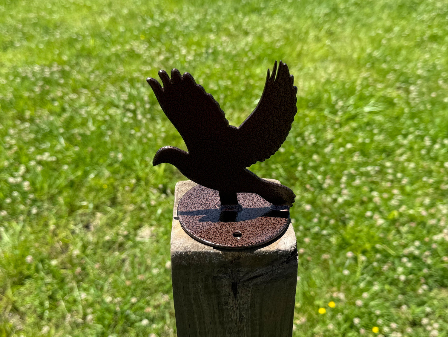 Dove Post Top For Round Wood Posts - Madison Iron and Wood