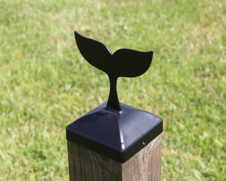 True Size 6x6 Post Cap with Nautical Finial Choice - Madison Iron and Wood