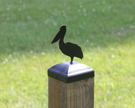 True Size 6x6 Post Cap with Nautical Finial Choice - Madison Iron and Wood