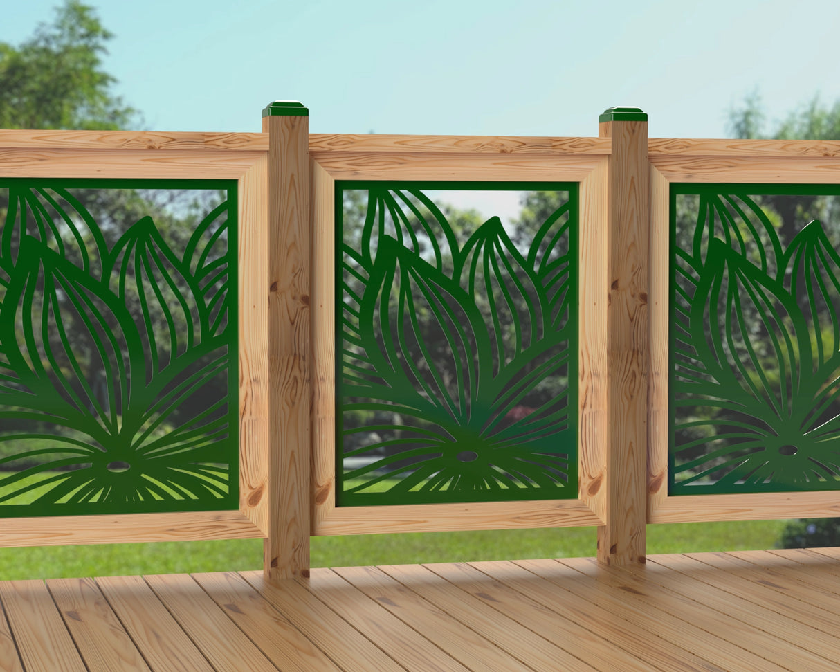 24"x30" - Garden Flower Fence/Gate Panel Insert - Madison Iron and Wood