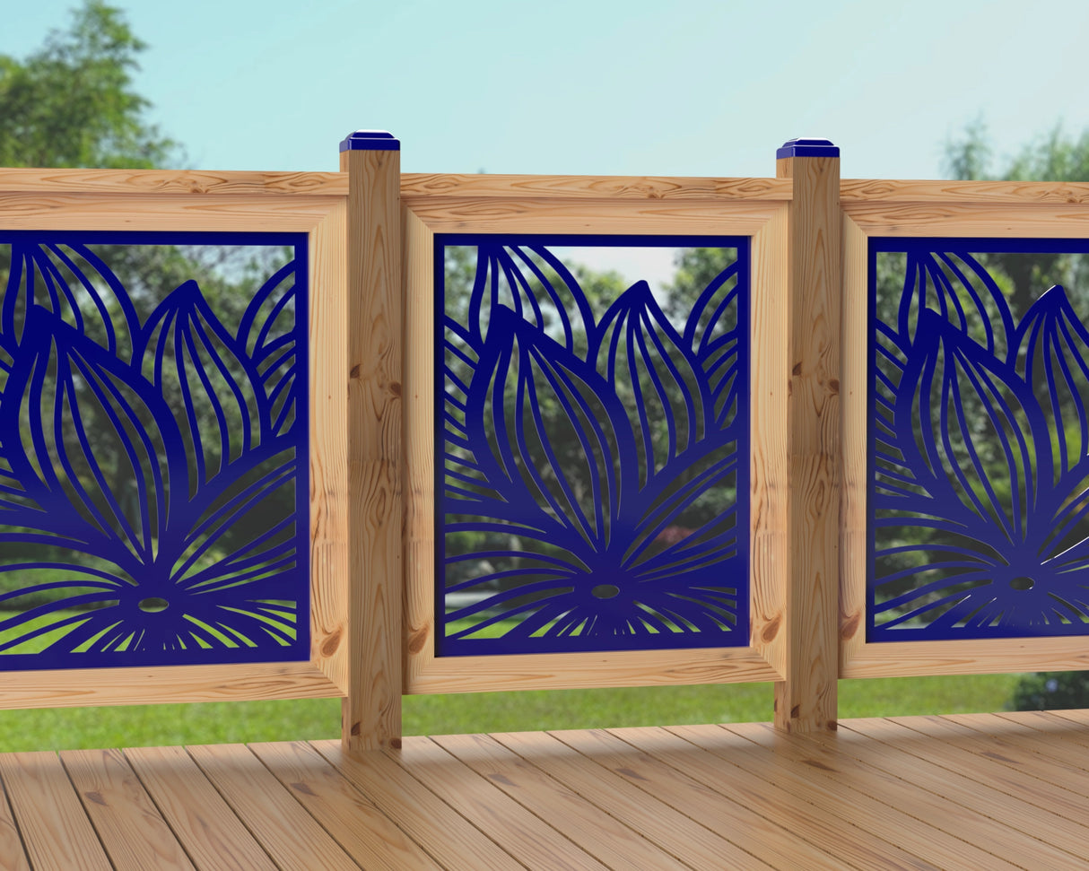 24"x30" - Garden Flower Fence/Gate Panel Insert - Madison Iron and Wood