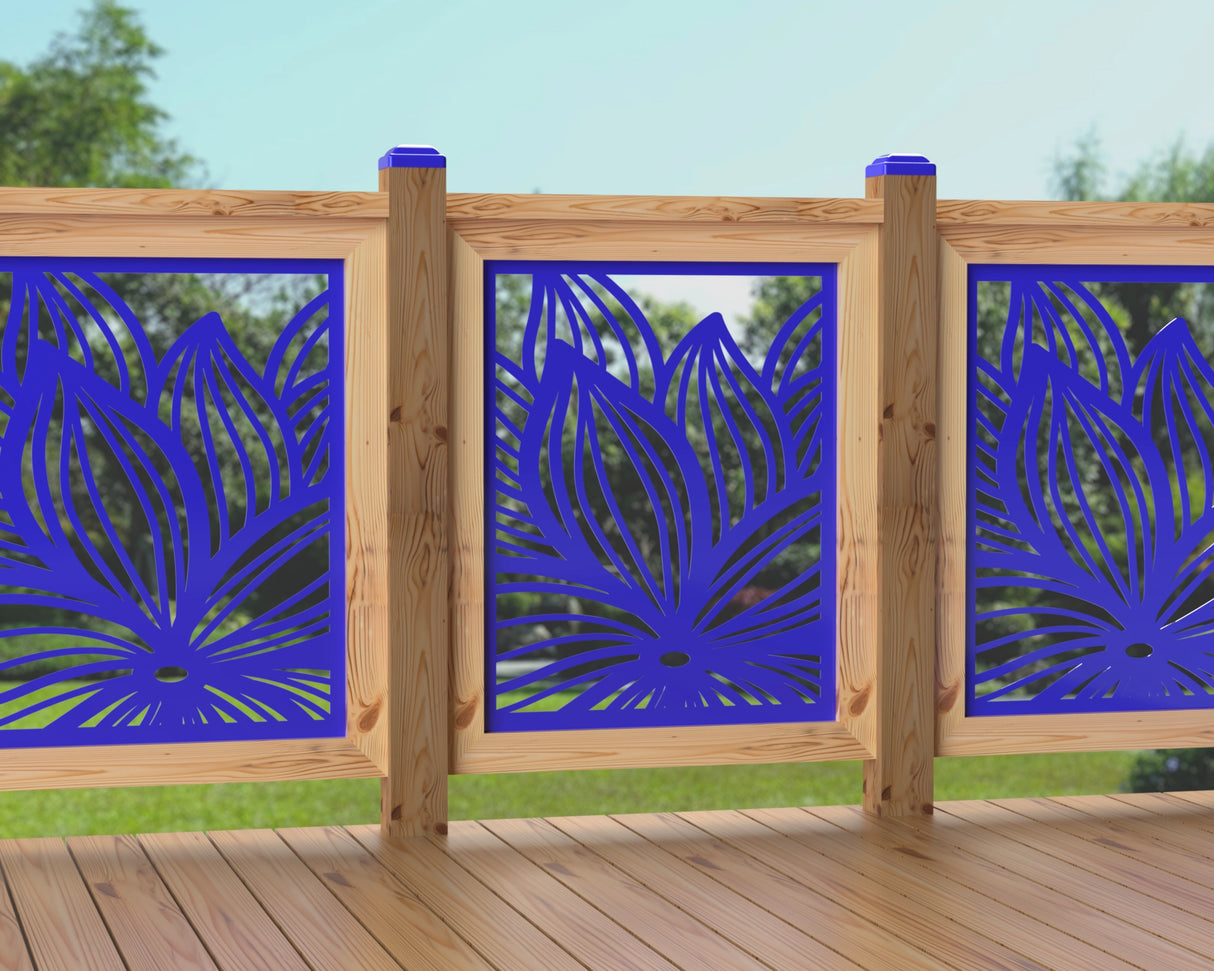 24"x30" - Garden Flower Fence/Gate Panel Insert - Madison Iron and Wood