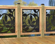 24"x30" - Vine Pattern Fence/Gate Panel Insert - Madison Iron and Wood