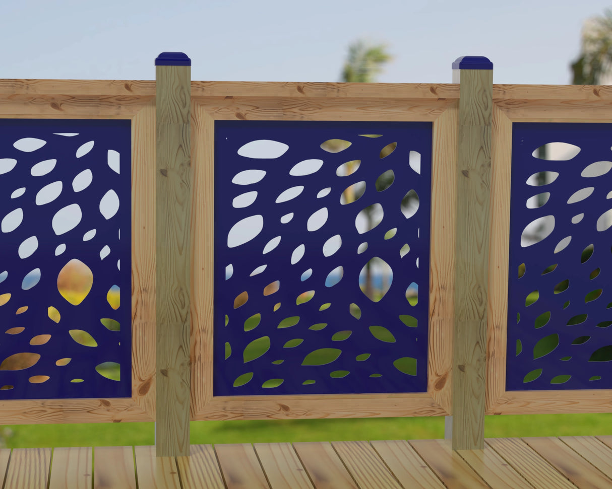 Botanica Wave Railing Panel Insert - Madison Iron and Wood