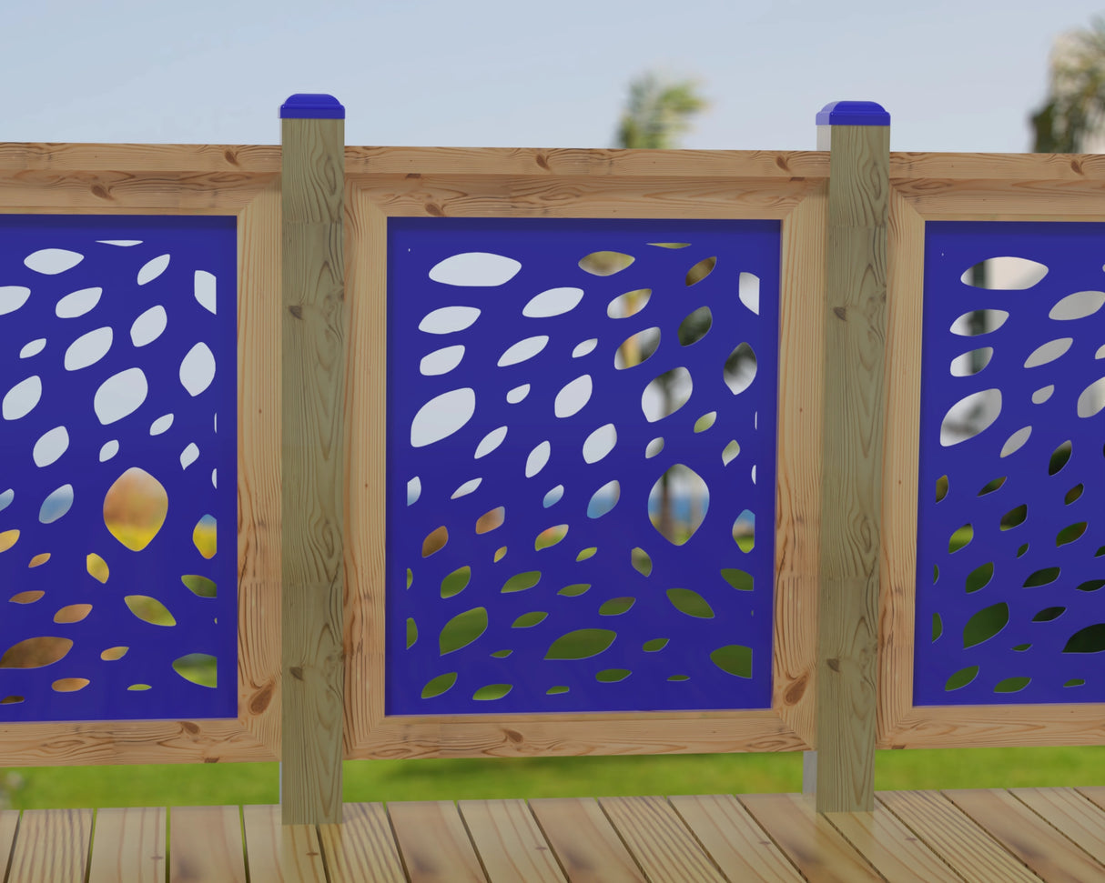 Botanica Wave Railing Panel Insert - Madison Iron and Wood