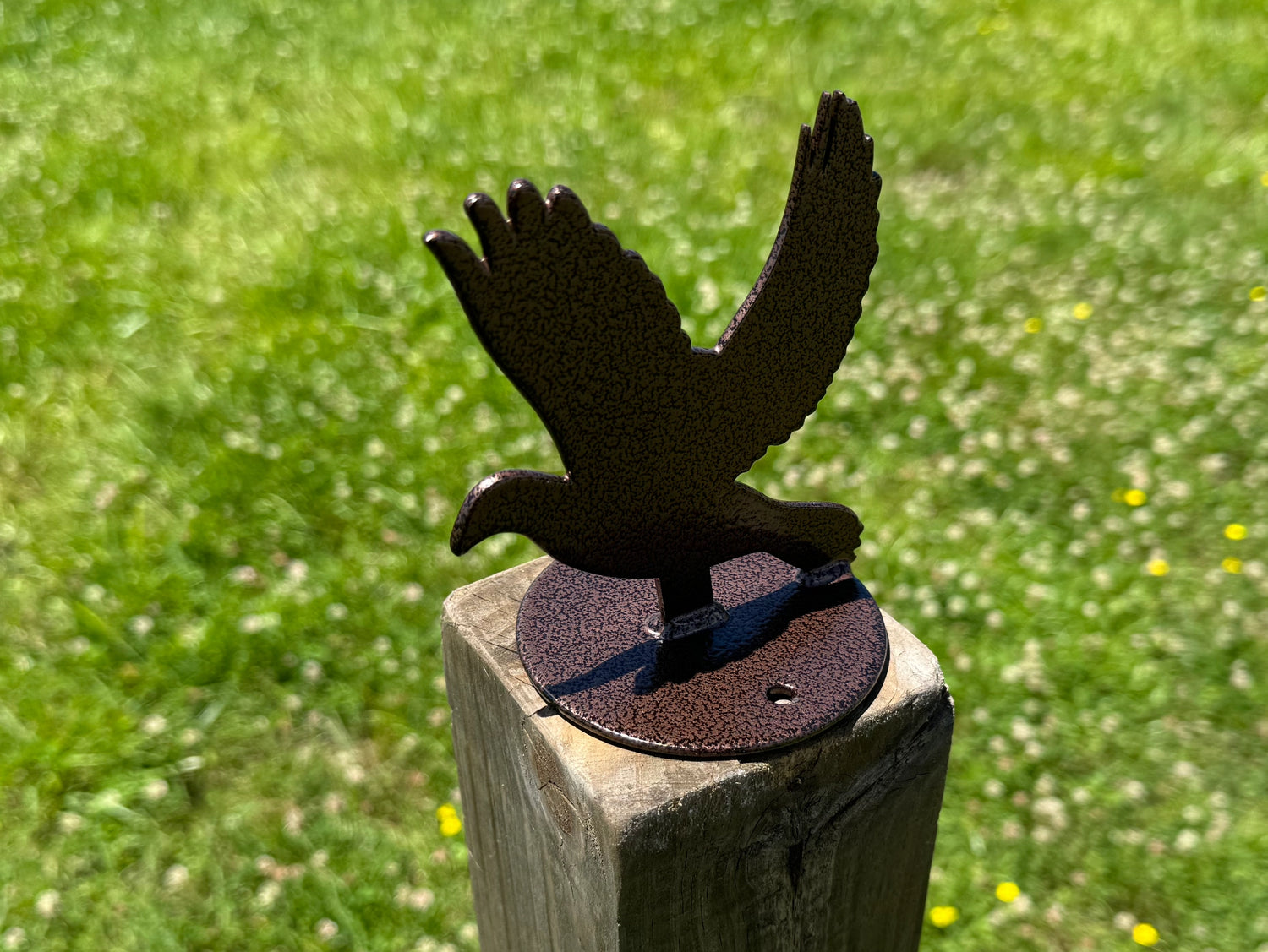 Dove Post Top For Round Wood Posts - Madison Iron and Wood