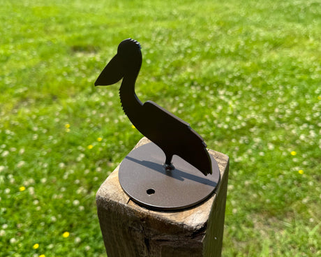 Pelican Post Top For Round Wood Posts - Madison Iron and Wood