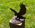 Eagle Post Top For Round Wood Fence Post - Madison Iron and Wood