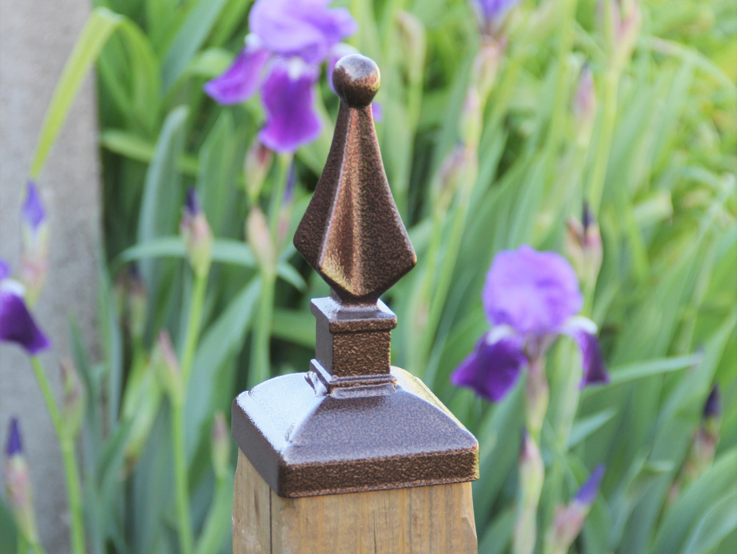 4x4 Quad Spear Post Cap (3.5 x 3.5 Post Size) - Madison Iron and Wood