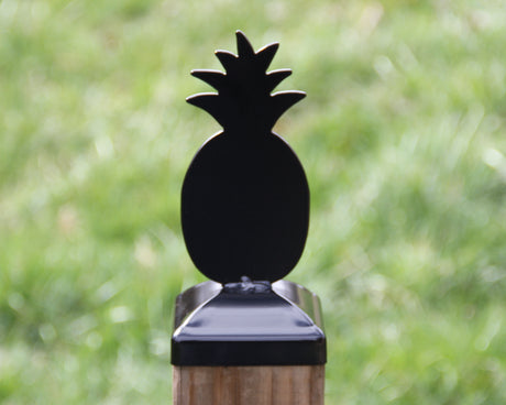 True Size 6x6 Post Cap with Nautical Finial Choice - Madison Iron and Wood