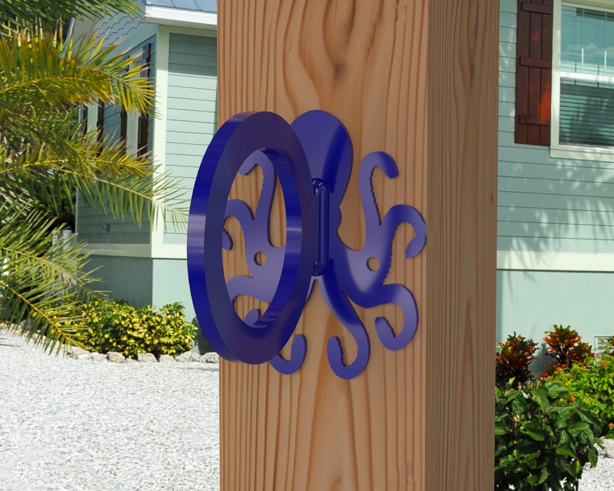 Octopus Nautical Rope Ring, Light Strand Holder (3 sizes available) - Madison Iron and Wood