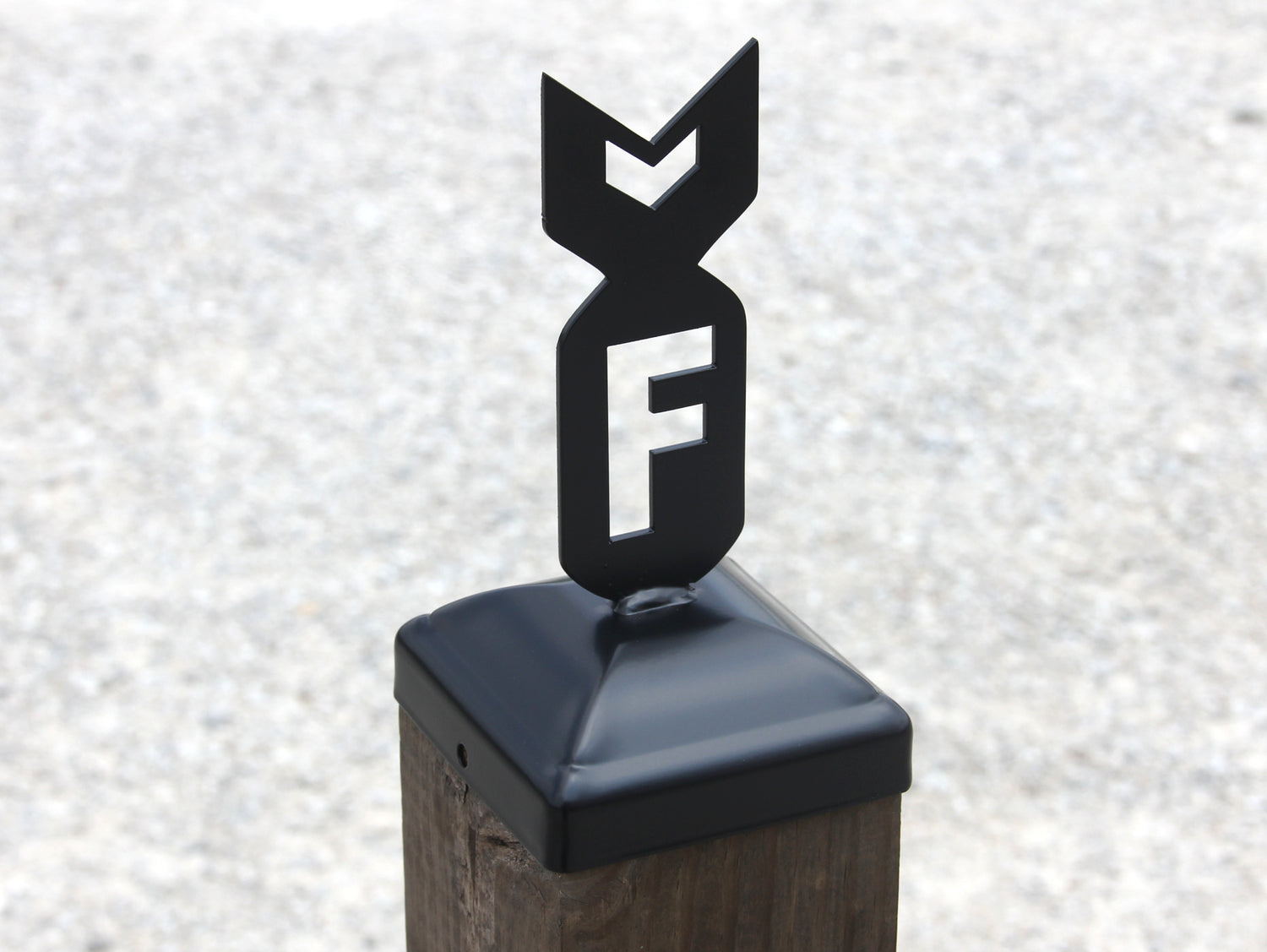 True Size 6x6 Post Cap Musical and Misc. Finial Choice - Madison Iron and Wood