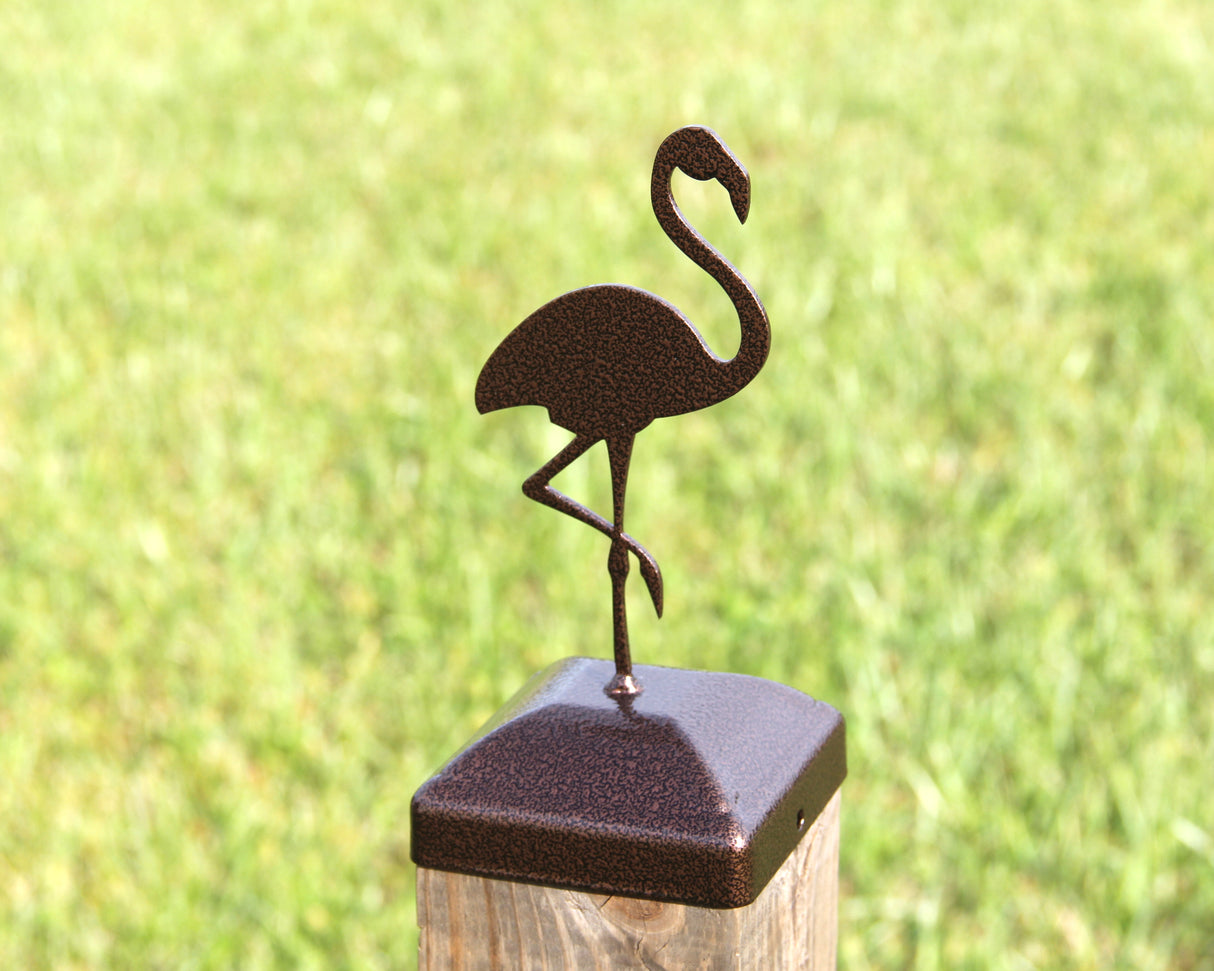 True Size 6x6 Post Cap with Birds and the Bees Finial Choice - Madison Iron and Wood