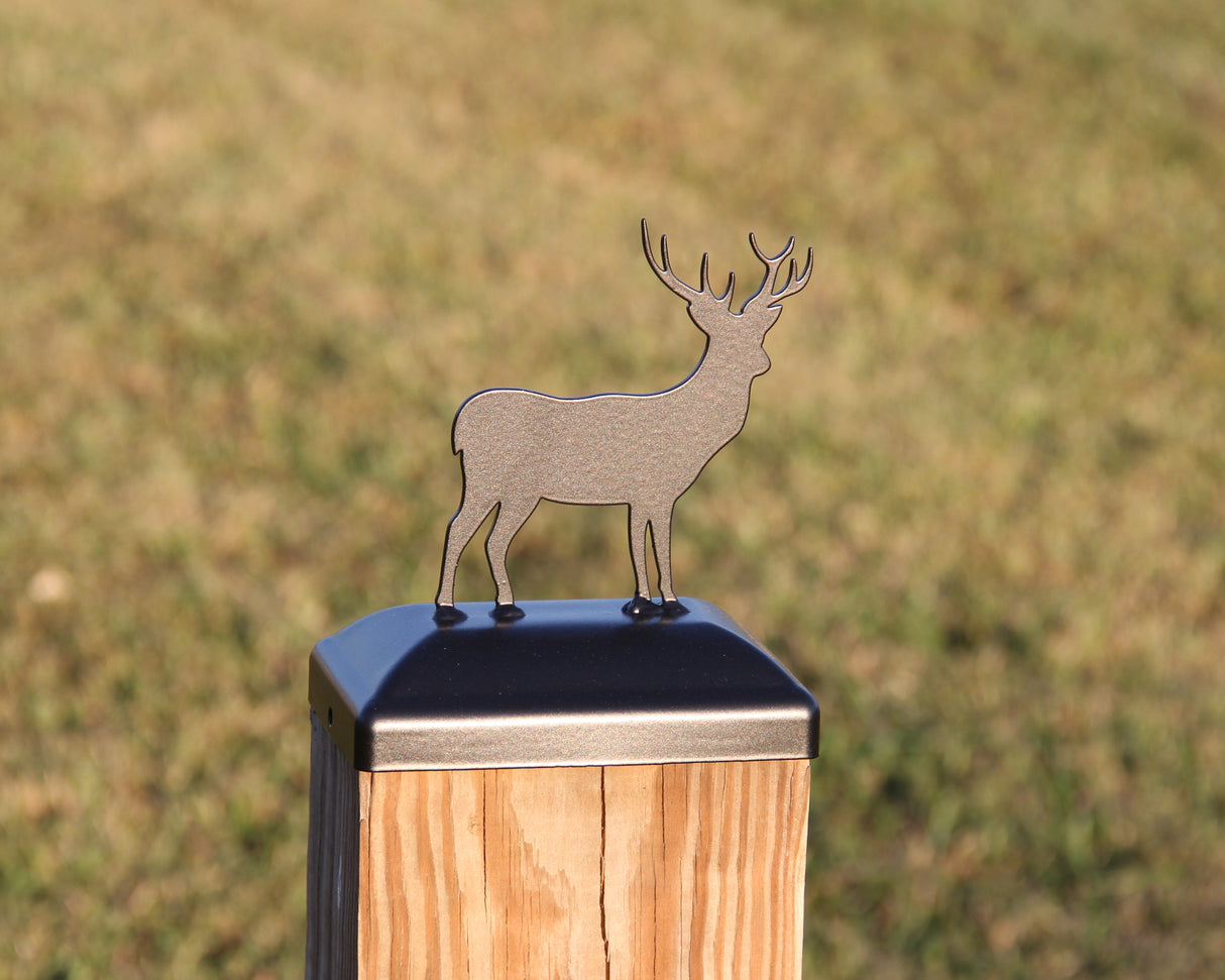4x6 Deer Post Cap (3.5 x 5.5 Post Size) - Madison Iron and Wood