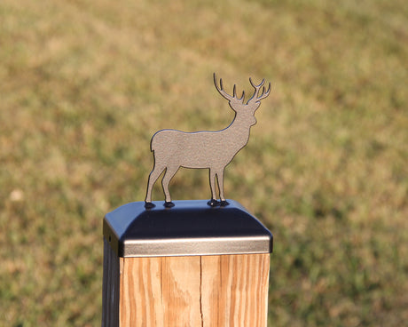 4x6 Deer Post Cap (3.5 x 5.5 Post Size) - Madison Iron and Wood