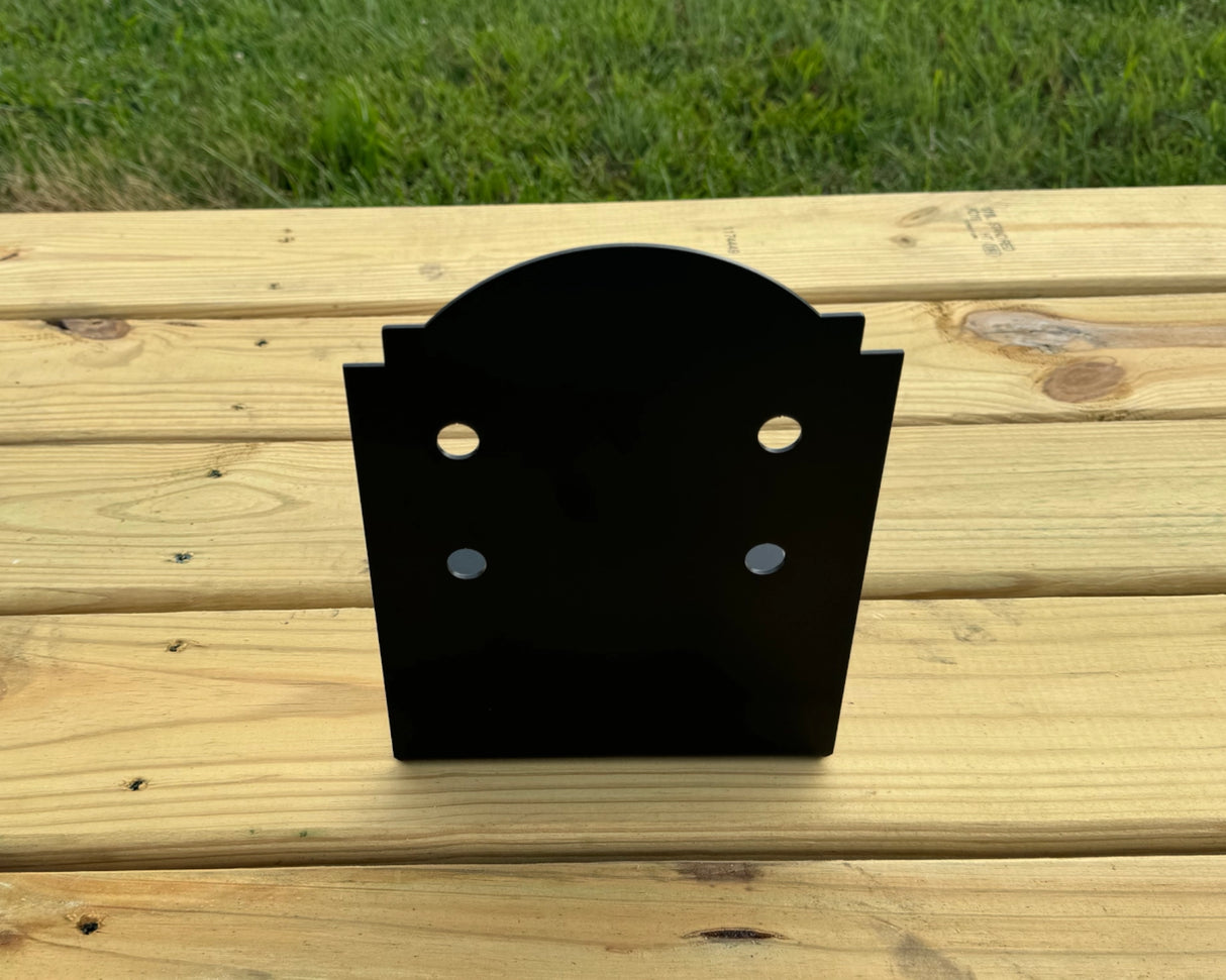 Crowned 90 Degree Brackets for 8x8 Dimensional Lumber - Madison Iron and Wood