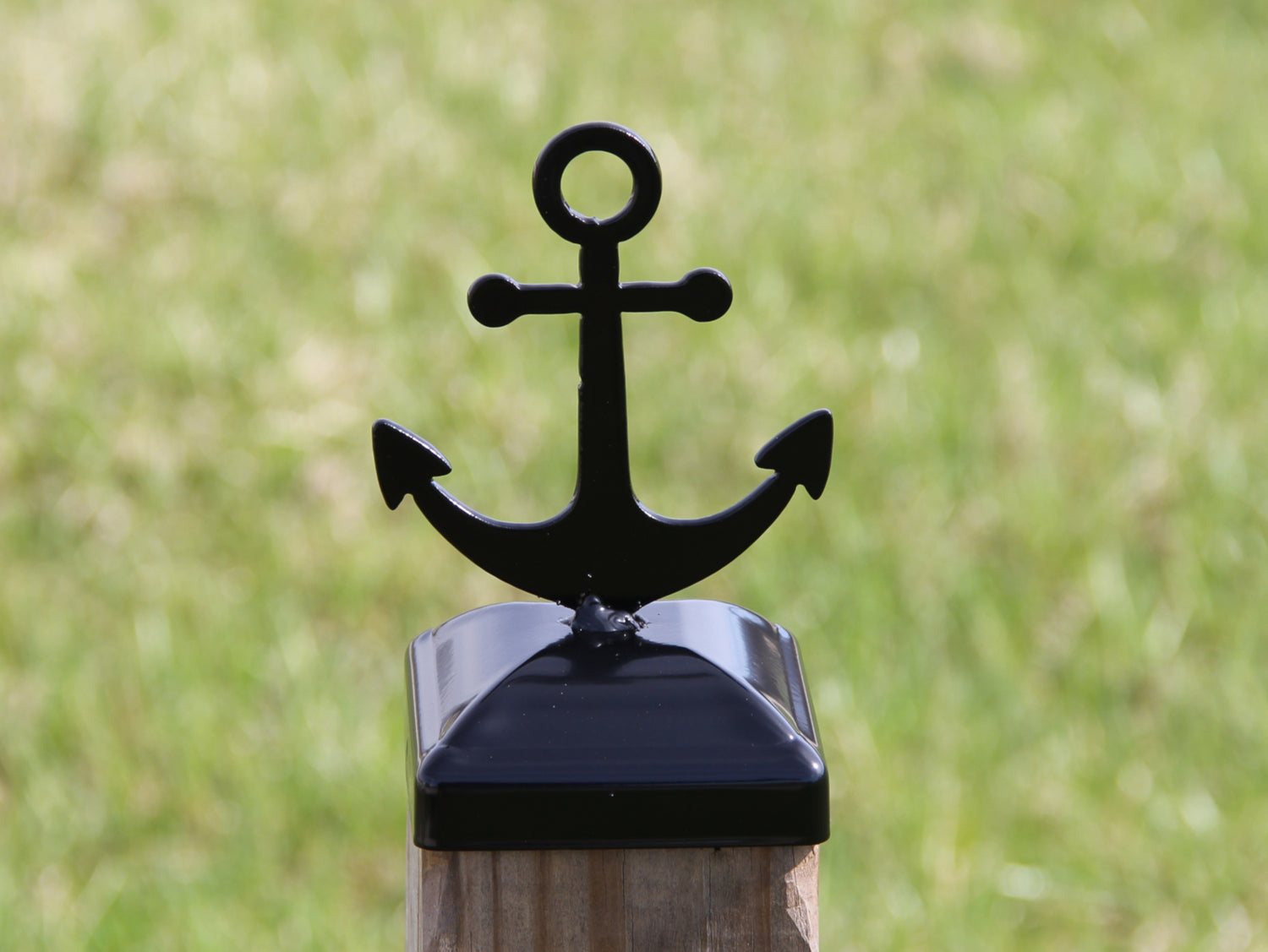True Size 6x6 Post Cap with Seasonal or Mythical Finial Choices - Madison Iron and Wood