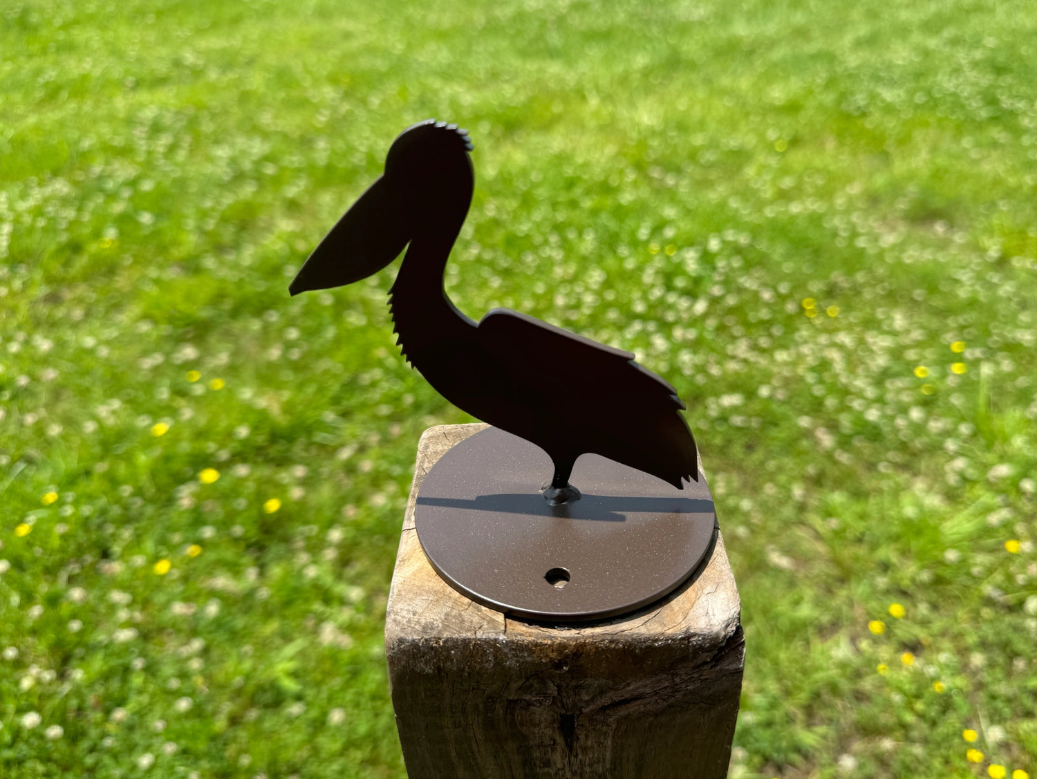 Pelican Post Top For Round Wood Posts - Madison Iron and Wood