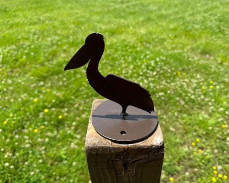 Pelican Post Top For Round Wood Posts - Madison Iron and Wood