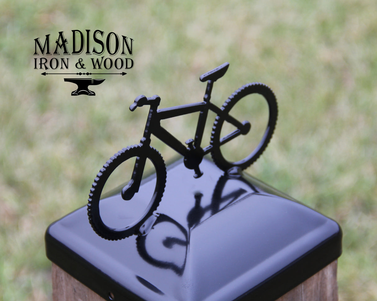 6X6 Bike Post Cap (5.5 x 5.5 Post Size) - Madison Iron and Wood