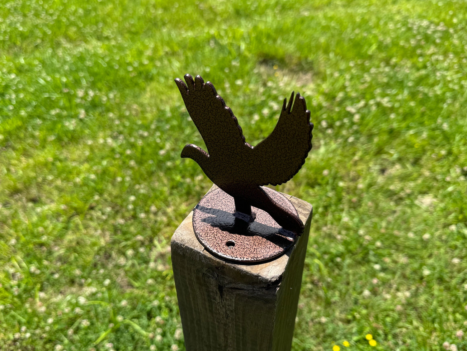 Dove Post Top For Round Wood Posts - Madison Iron and Wood