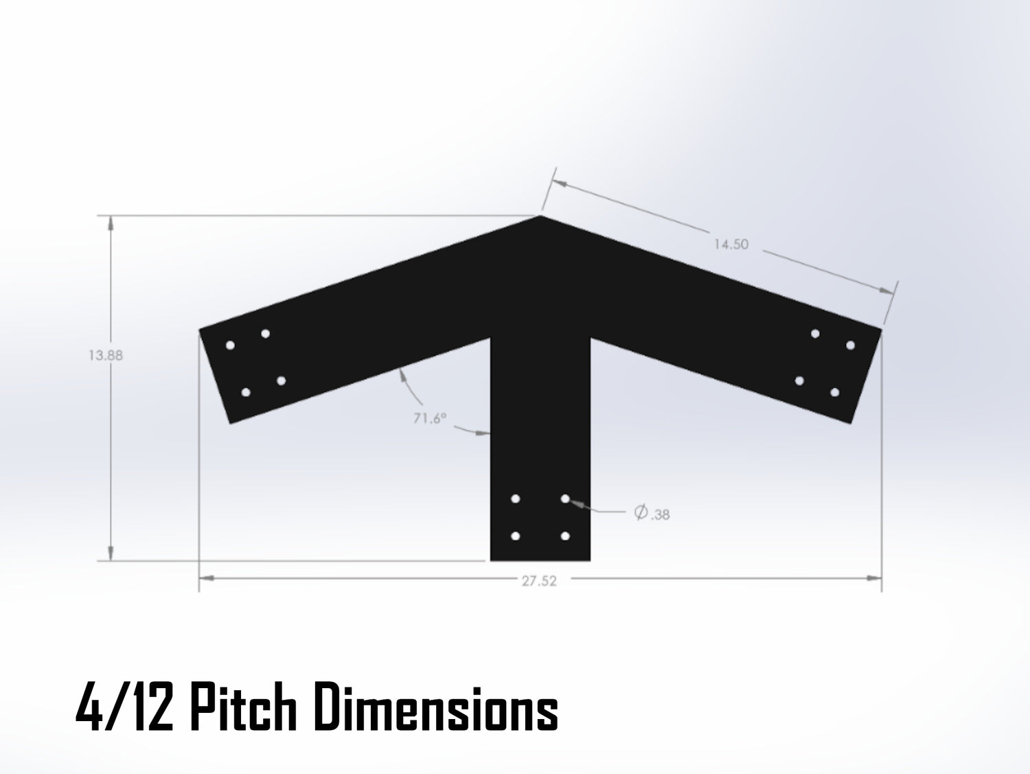 King Truss Industrial Brackets, For 6 Inch Lumber - Madison Iron and Wood
