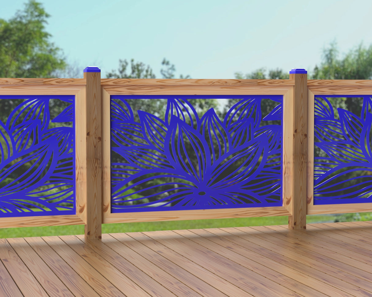 47"x30" - Garden Flower Fence/Gate Panel Insert - Madison Iron and Wood