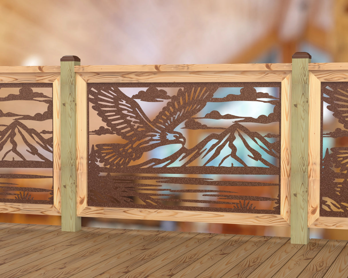 Soaring Eagle Railing Panel Insert