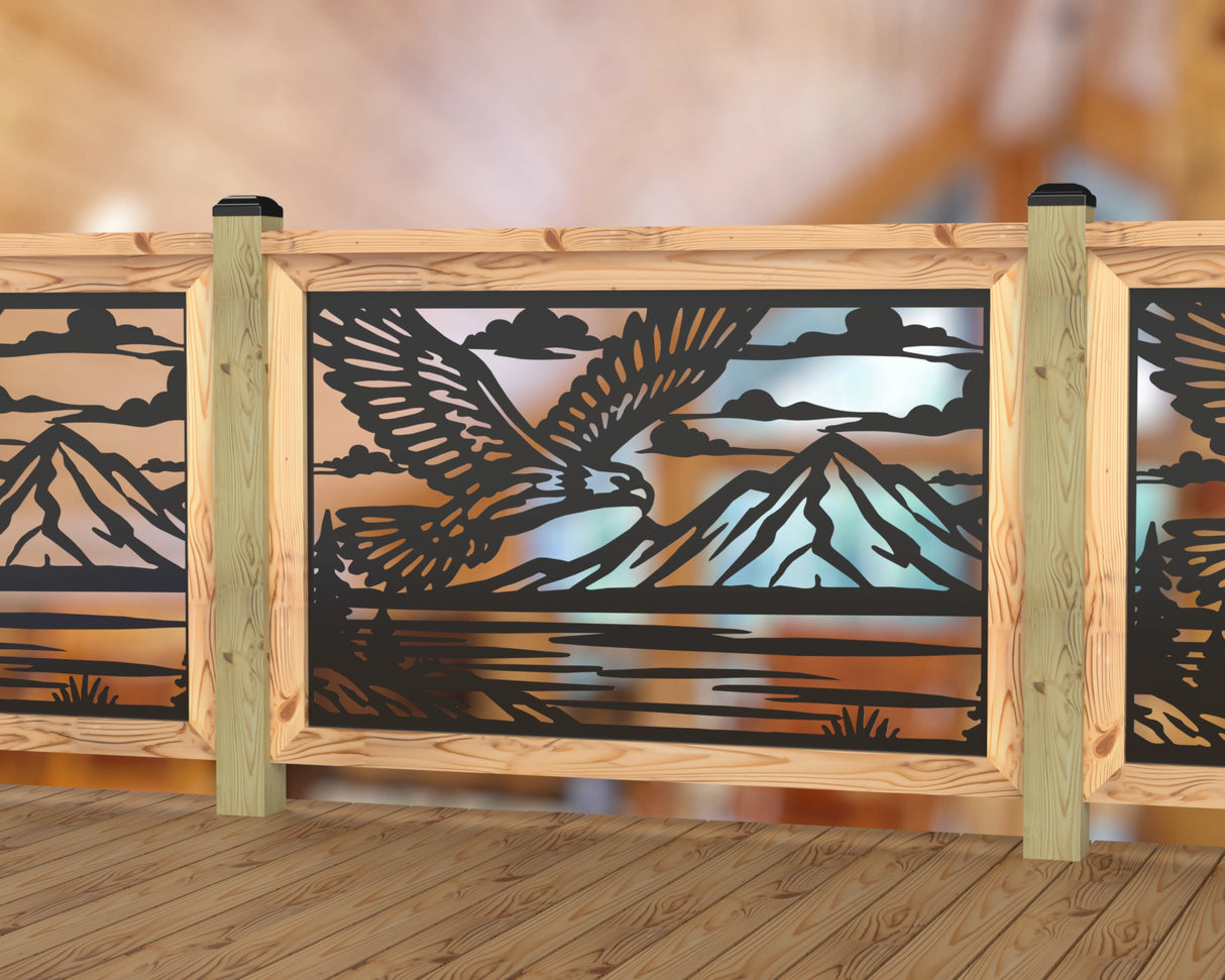 Soaring Eagle Railing Panel Insert