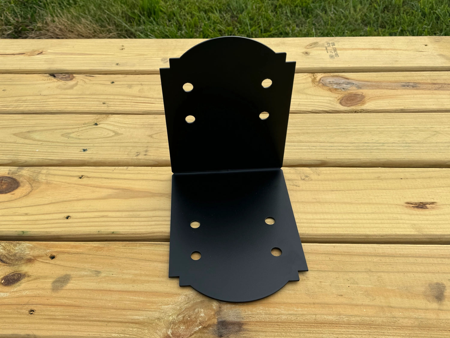 Crowned 90 Degree Brackets for 8x8 Dimensional Lumber - Madison Iron and Wood