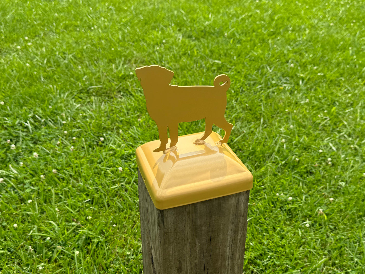 6X6 Pug Post Cap (5.5 x 5.5 Post Size) - Madison Iron and Wood