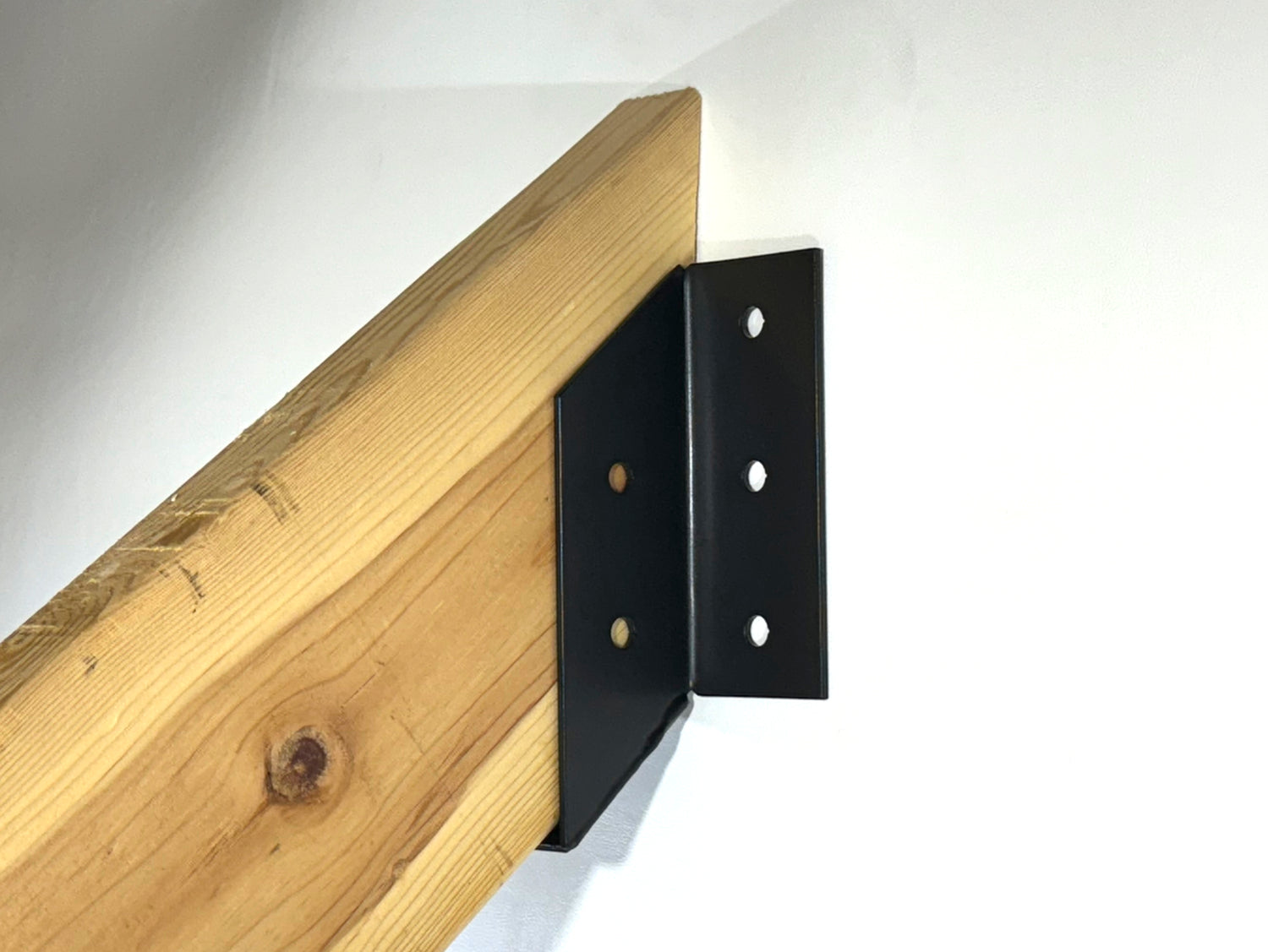 Down Angled Saddle Truss or Rafter Brackets - True Sized - Madison Iron and Wood