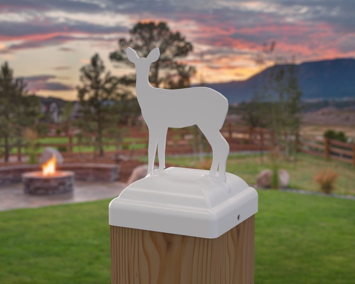 Doe Fence Post Cap (Multiple Post Sizes Available) - Madison Iron and Wood