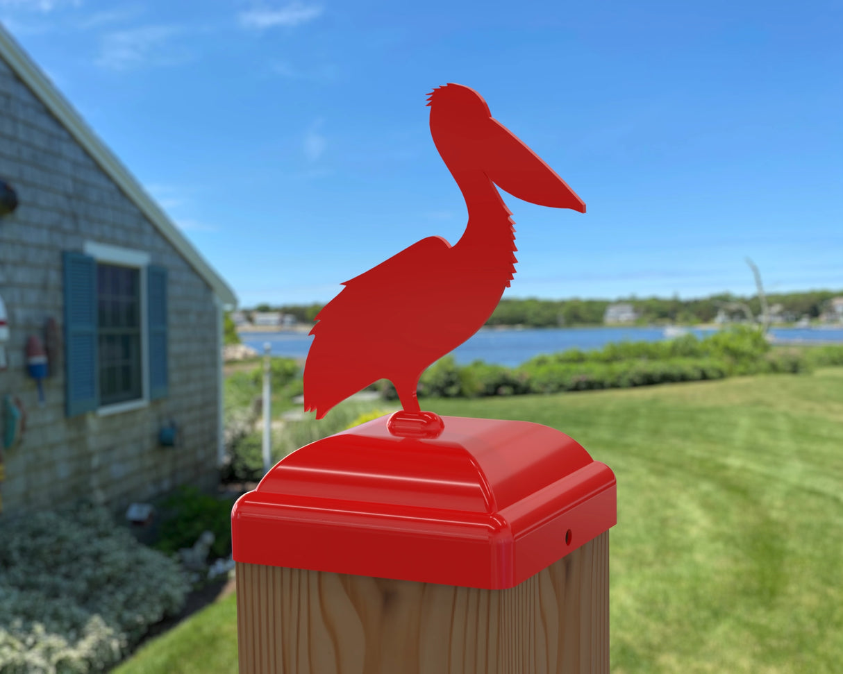 Pelican Fence Post Cap (Multiple Post Sizes Available) - Madison Iron and Wood