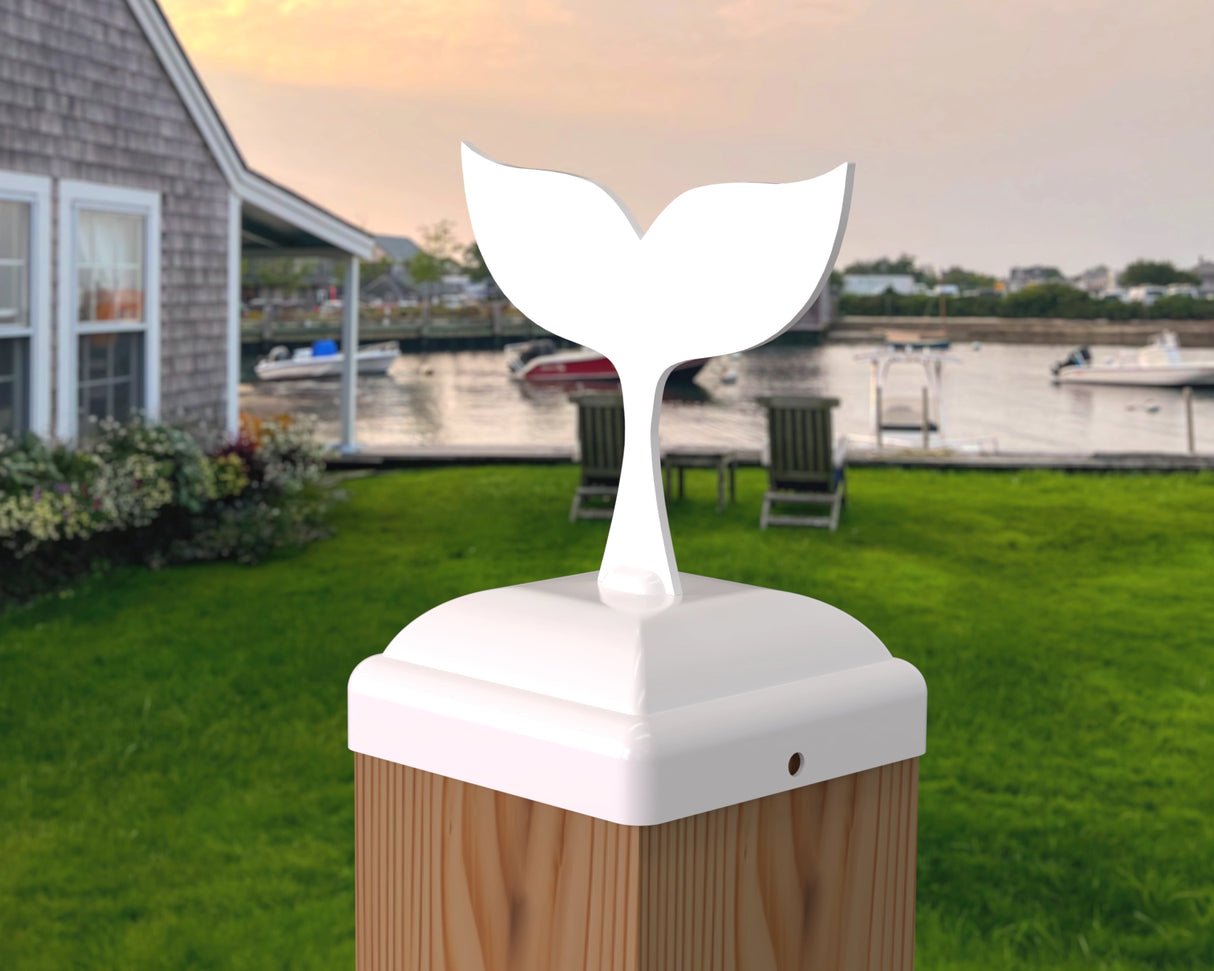 Whale Tail Fence Post Cap (Multiple Post Sizes Available) - Madison Iron and Wood