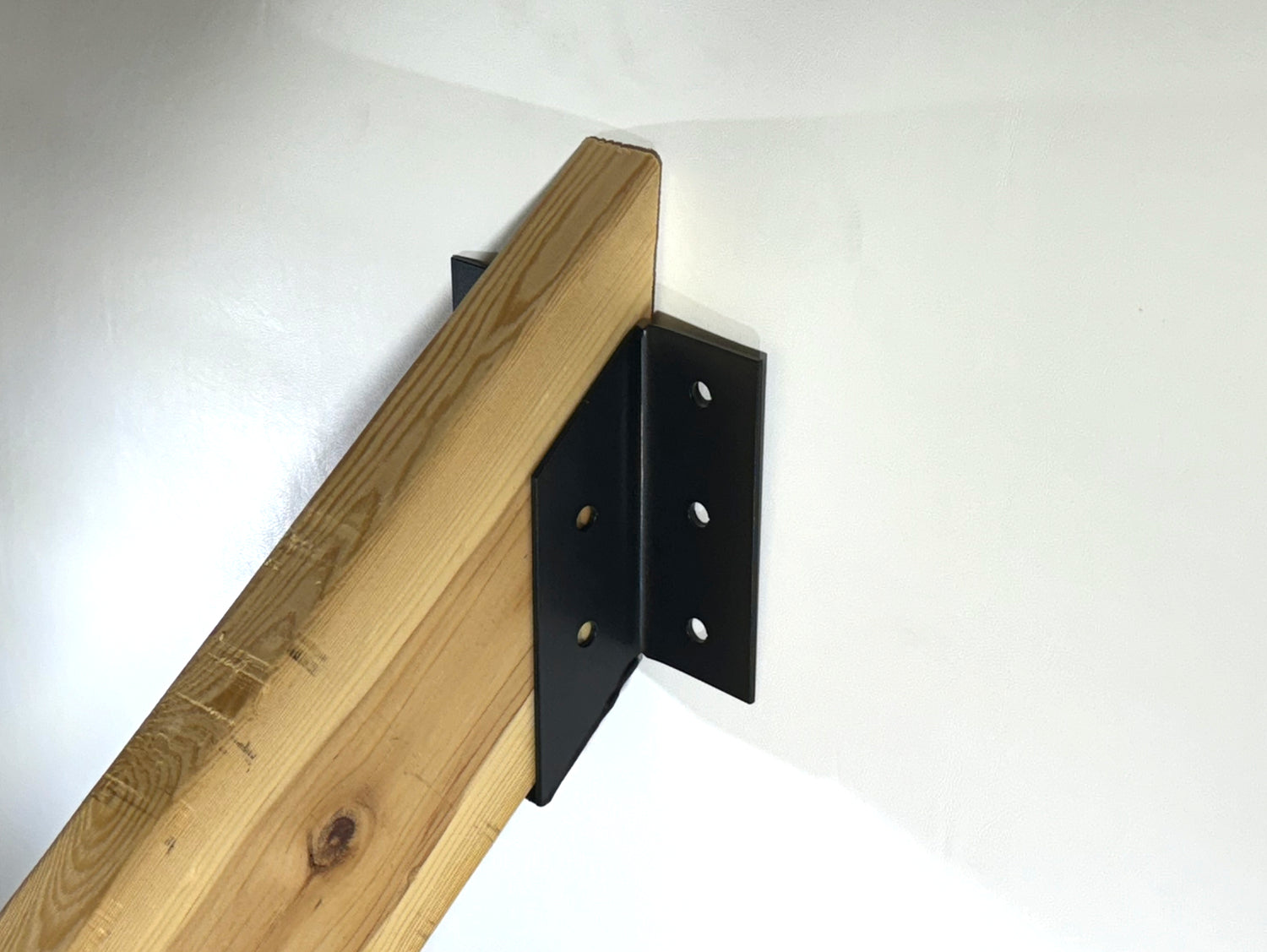 Down Angled Saddle Truss or Rafter Brackets - True Sized - Madison Iron and Wood