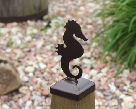 True Size 6x6 Post Cap with Nautical Finial Choice - Madison Iron and Wood