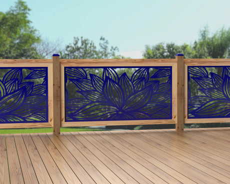 60"x30" - Garden Flower Fence/Gate Panel Insert - Madison Iron and Wood