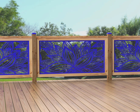 60"x30" - Garden Flower Fence/Gate Panel Insert - Madison Iron and Wood