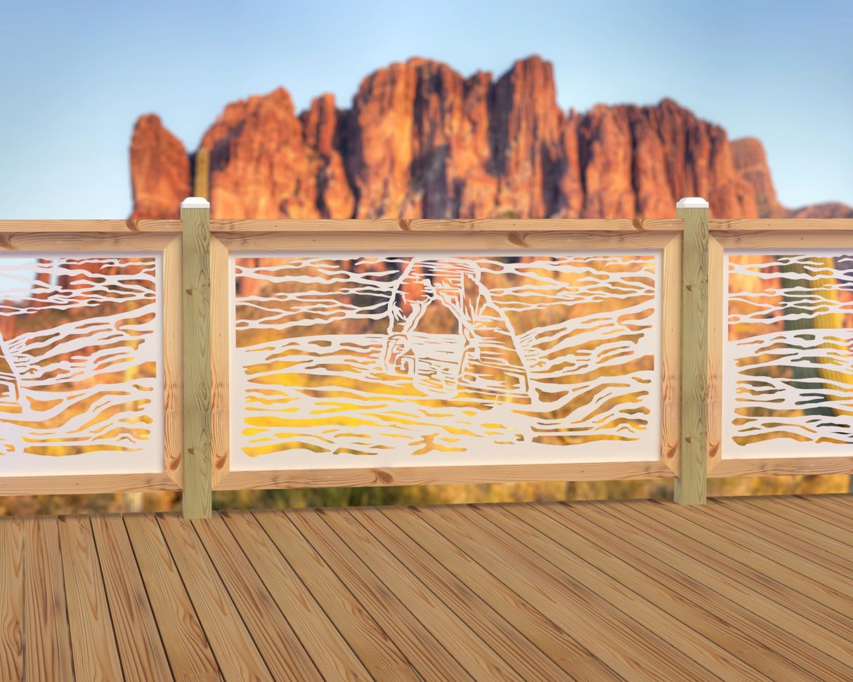 60"x30" - Arches National Park Fence/Gate Panel Insert - Madison Iron and Wood